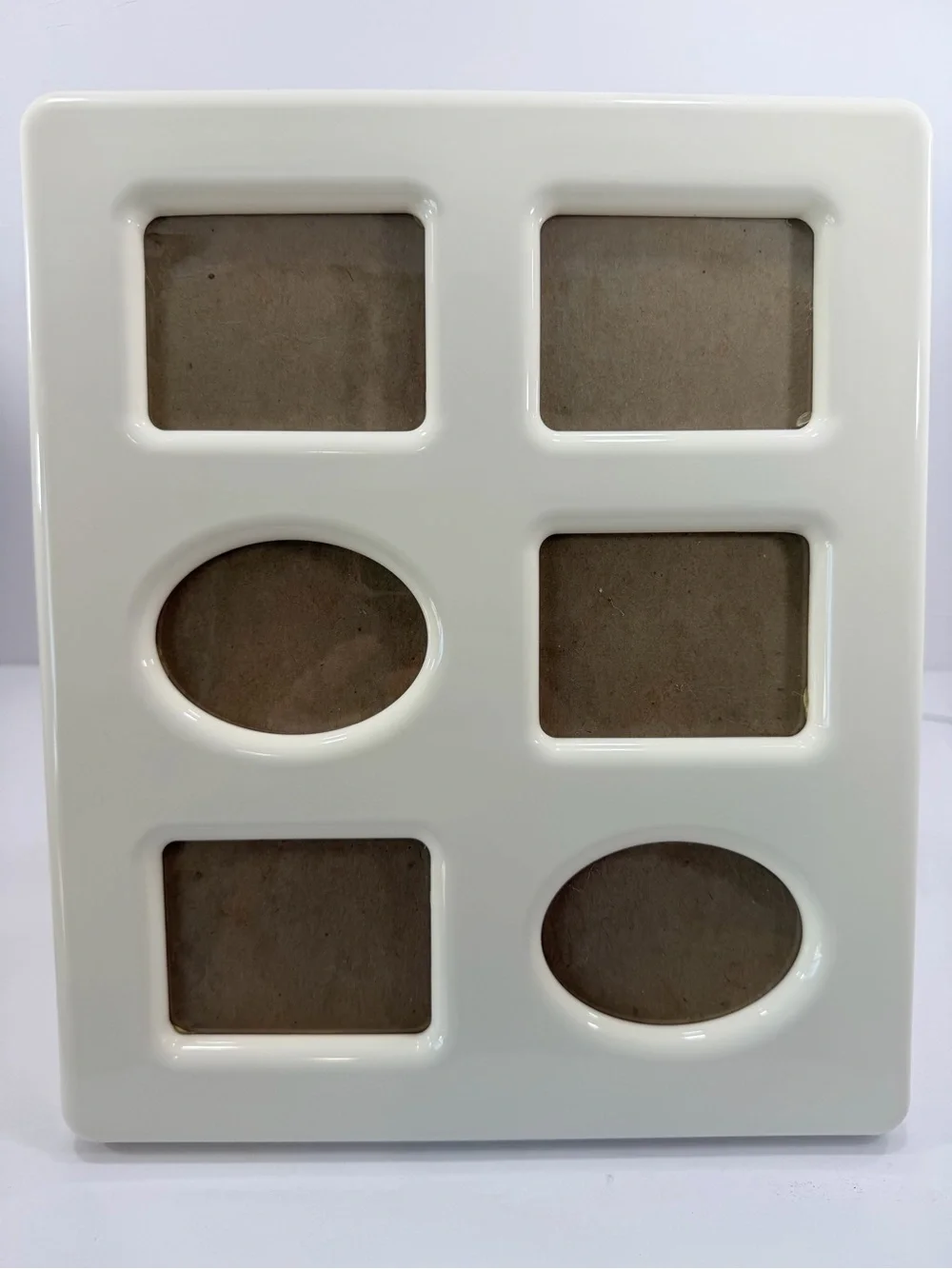 VTG Tupperware Memory Mates Collage Picture Frame 2262B-1 Almond Cottagecore